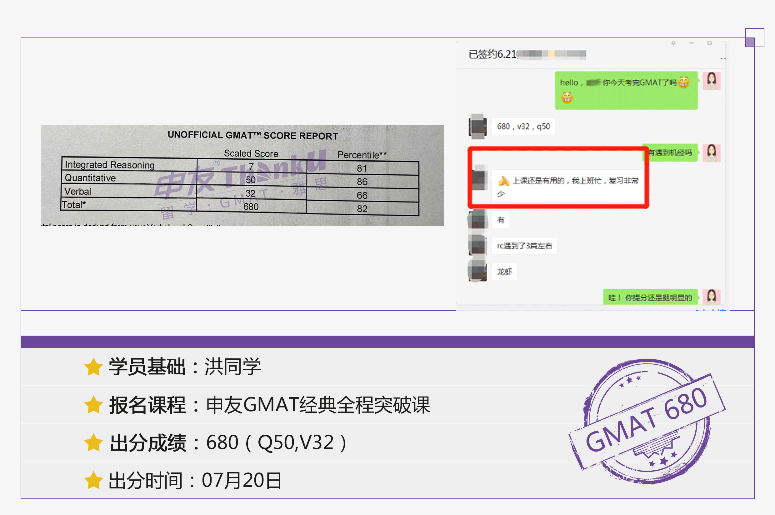 申友GMAT学员洪同学7月20日出分680.png